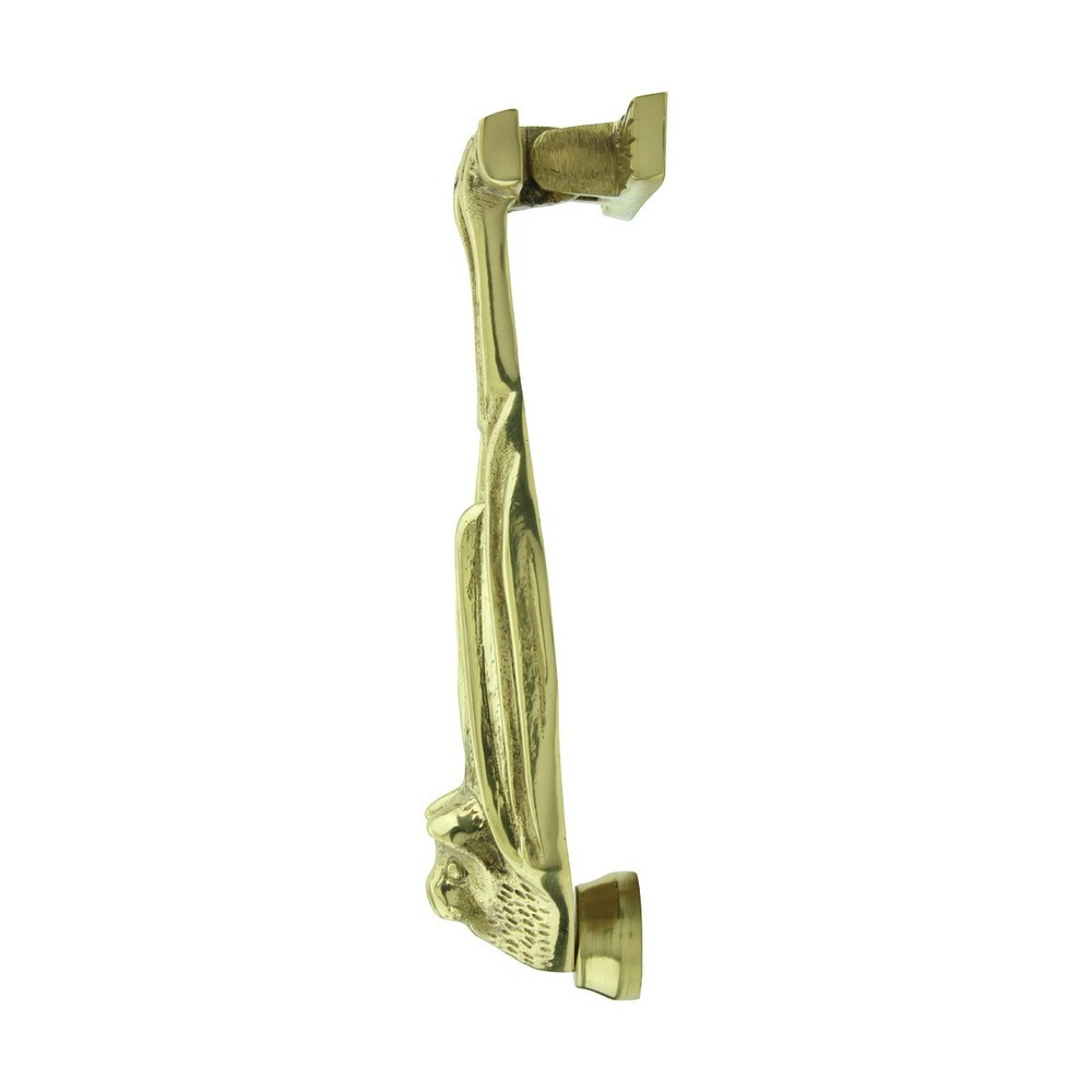 Solid Brass Vampire Bat Gothic Style Door Knocker with Lacquer Finish