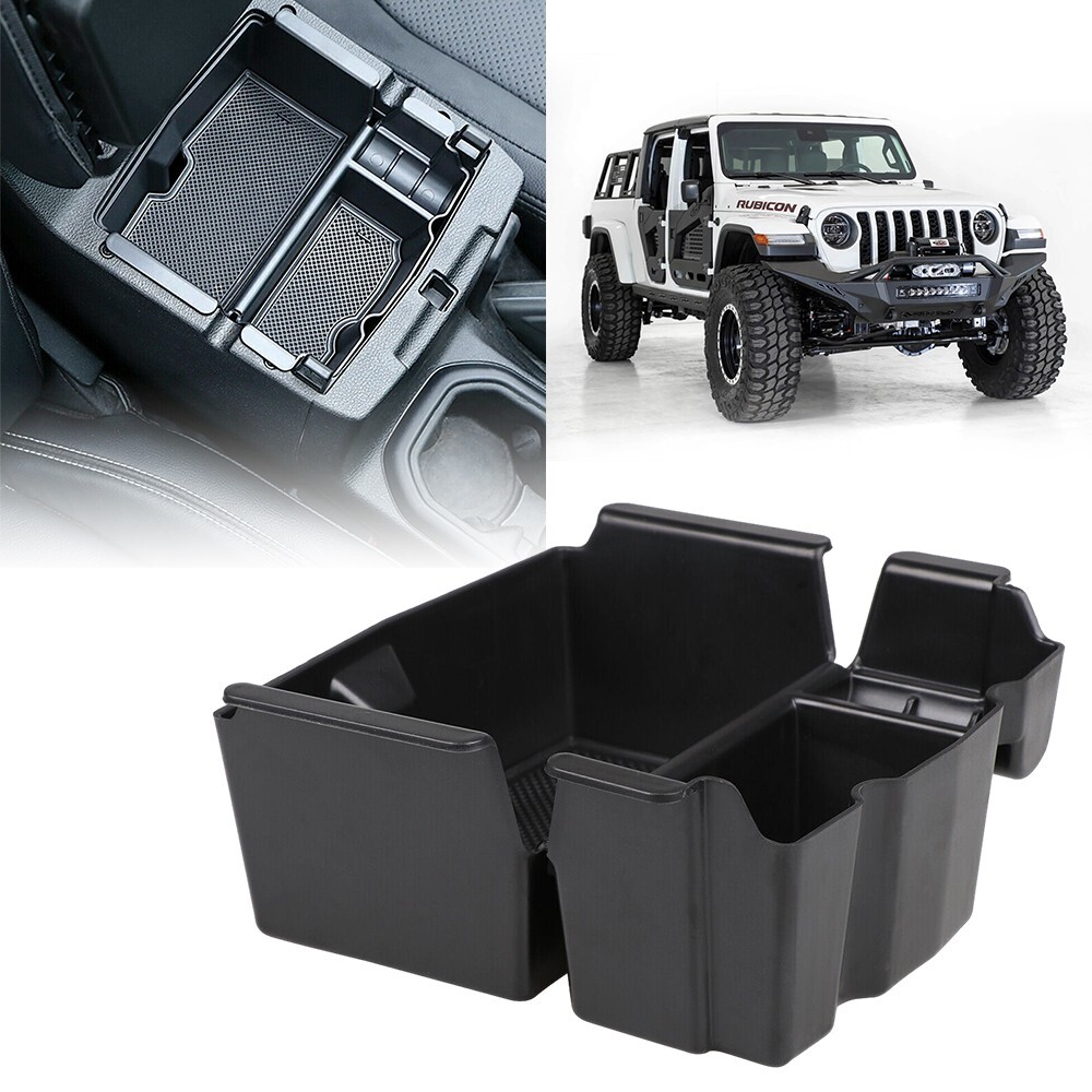 Xprite Center Console Armrest Storage Box for 2023 Jeep Wrangler JL＆Gladiator JT