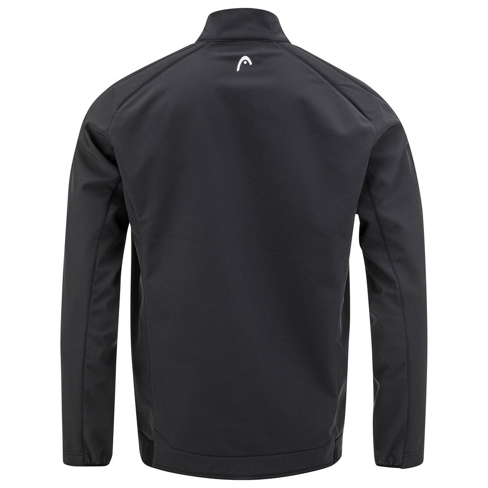 HEAD Men's Race Softshell Black Jacket (821362-BK)