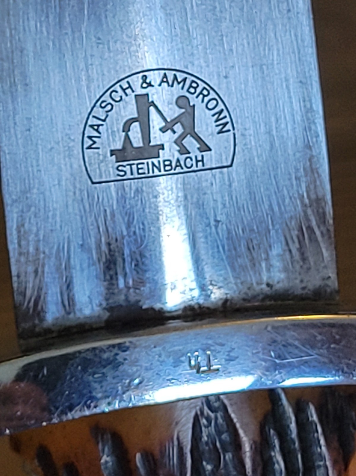 WWII German Stag Handle Fighting Knife/Dagger by Malsch & Ambronn Steinbach