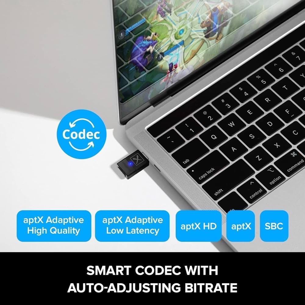 Creative BT-W5 Bluetooth 5.3 USB-C Transmitter aptX Adaptive High Res Audio New