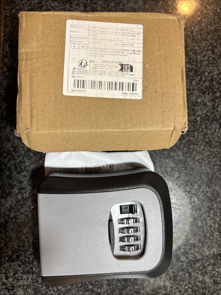 Lock Box House Key Wall Mount Waterproof Key Combination Lock Box New