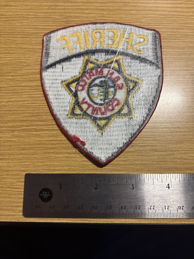 San Mateo County CA Sheriff Patch