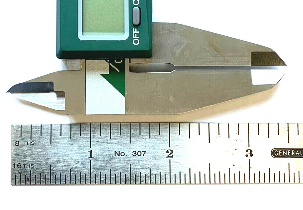 INSIZE 1108-200 STANDARD DIGITAL CALIPER W/ THUMB ROLLER - NEW