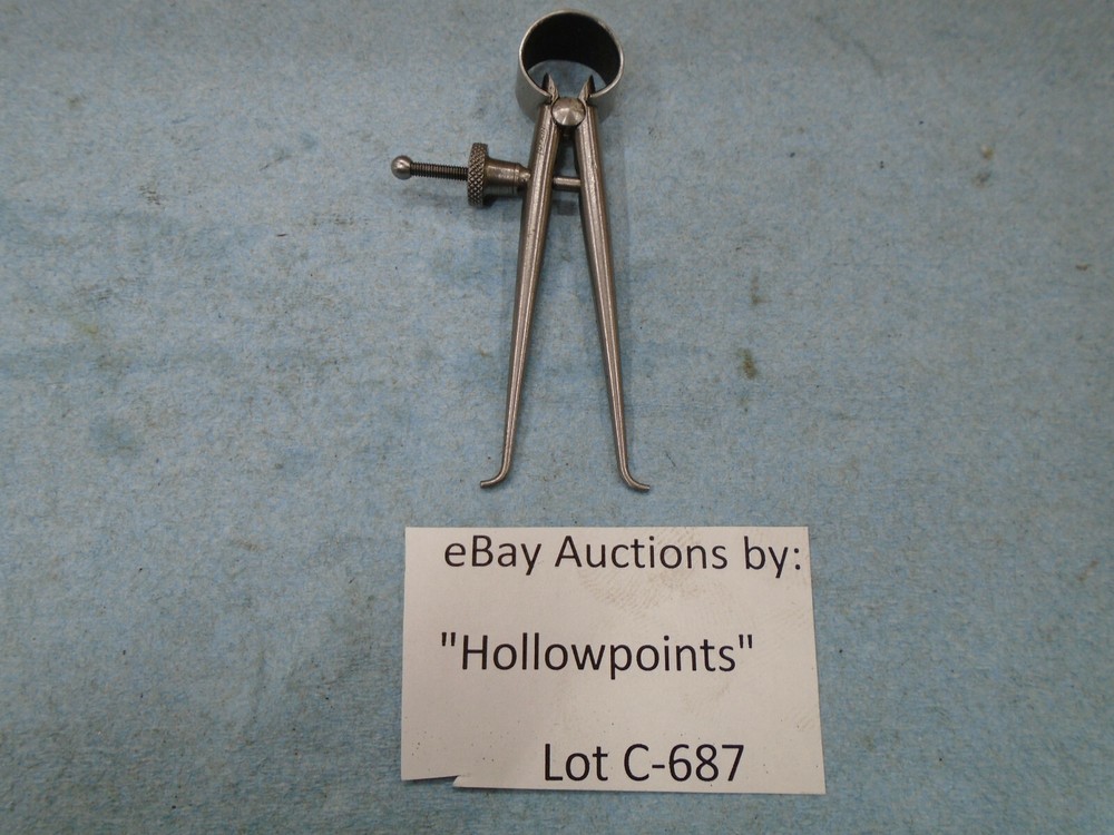 Lufkin 142 ToolMakers 2" Inside Caliper Round Leg Solid Nut for Machinist  C687