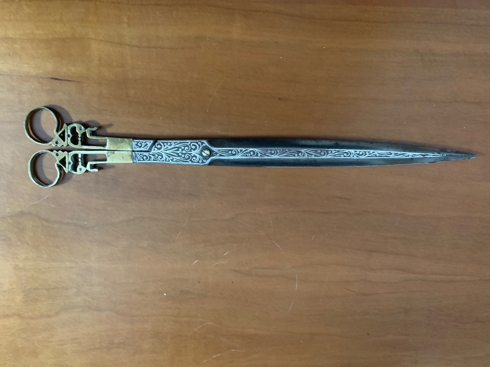 Antique Ottoman Calligraphers Scissors