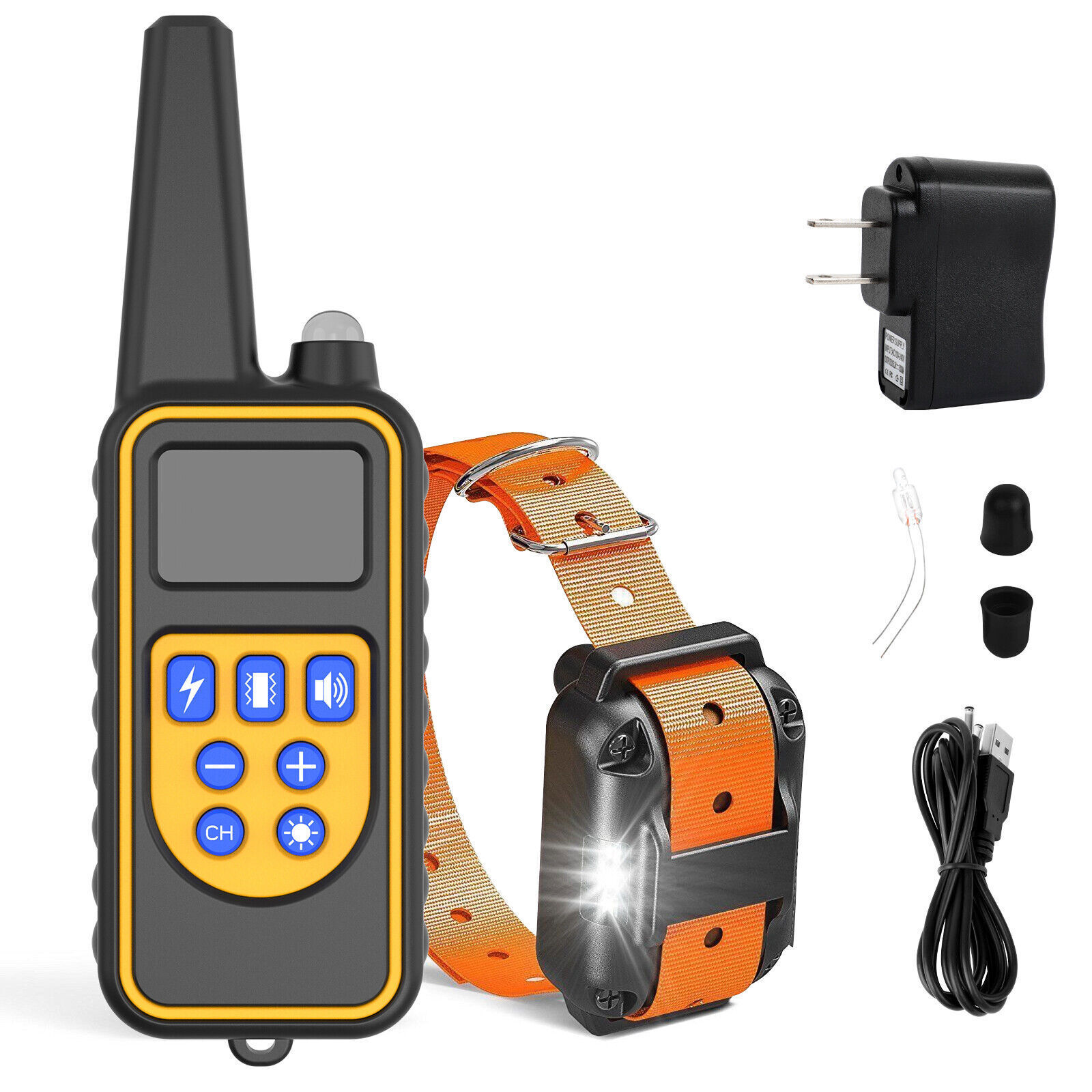 3000 FT Remote Dog Shock Training Collar Rechargeable Waterproof Pet Trainer NEW