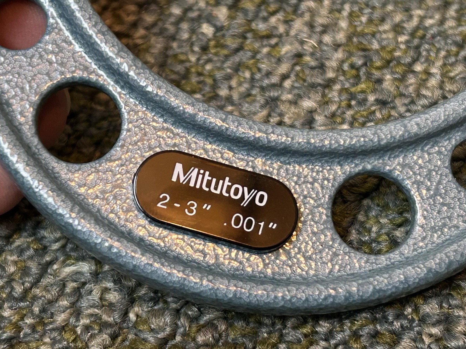MITUTOYO 103-179 Micrometer 2-3 In .001 Excellent