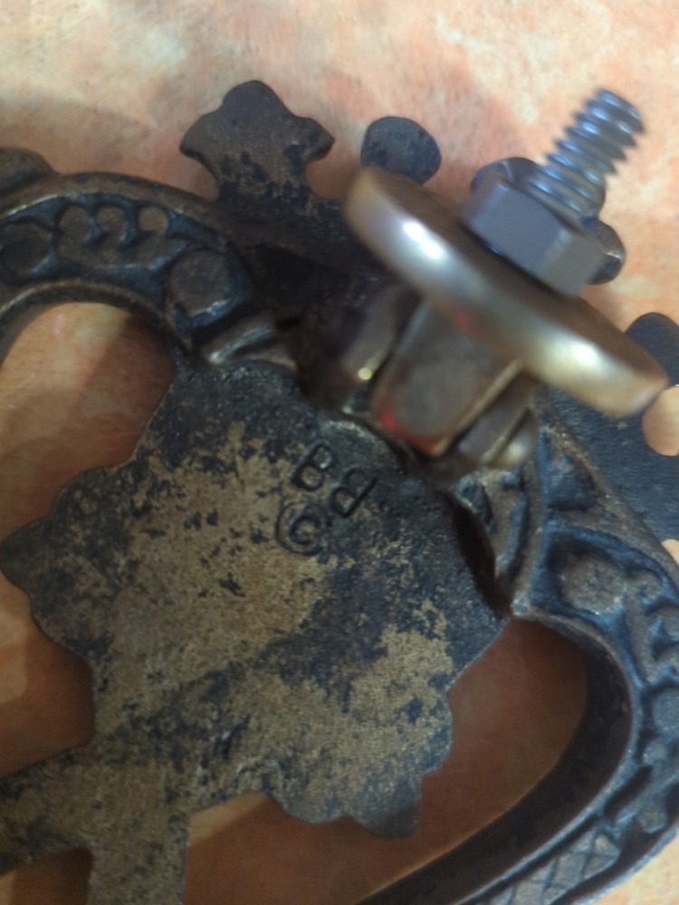 Vintage Solid Brass Door Knocker Crown Design