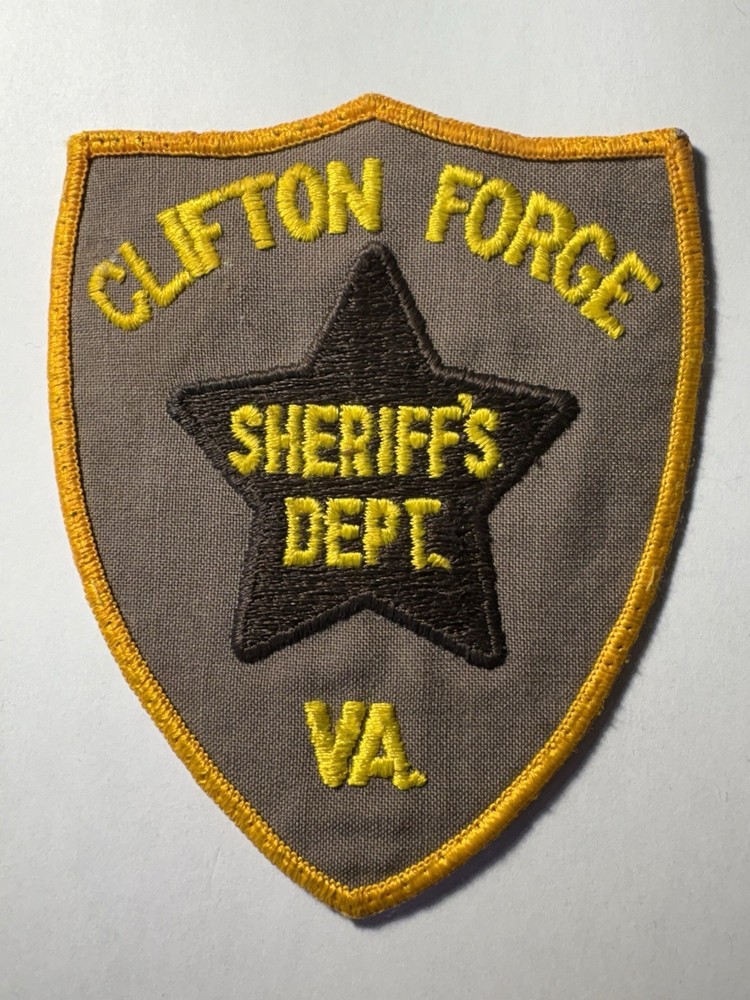 Clifton Forge Virginia Sheriff Patch