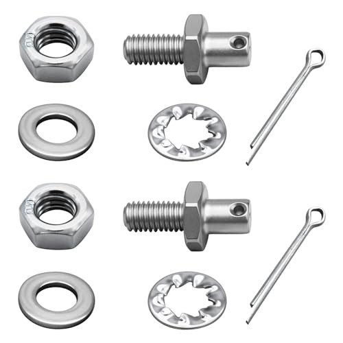 (2-Pack) Throttle Cable Adapter Stud Kit #8009 Compatible with 1977 & Later