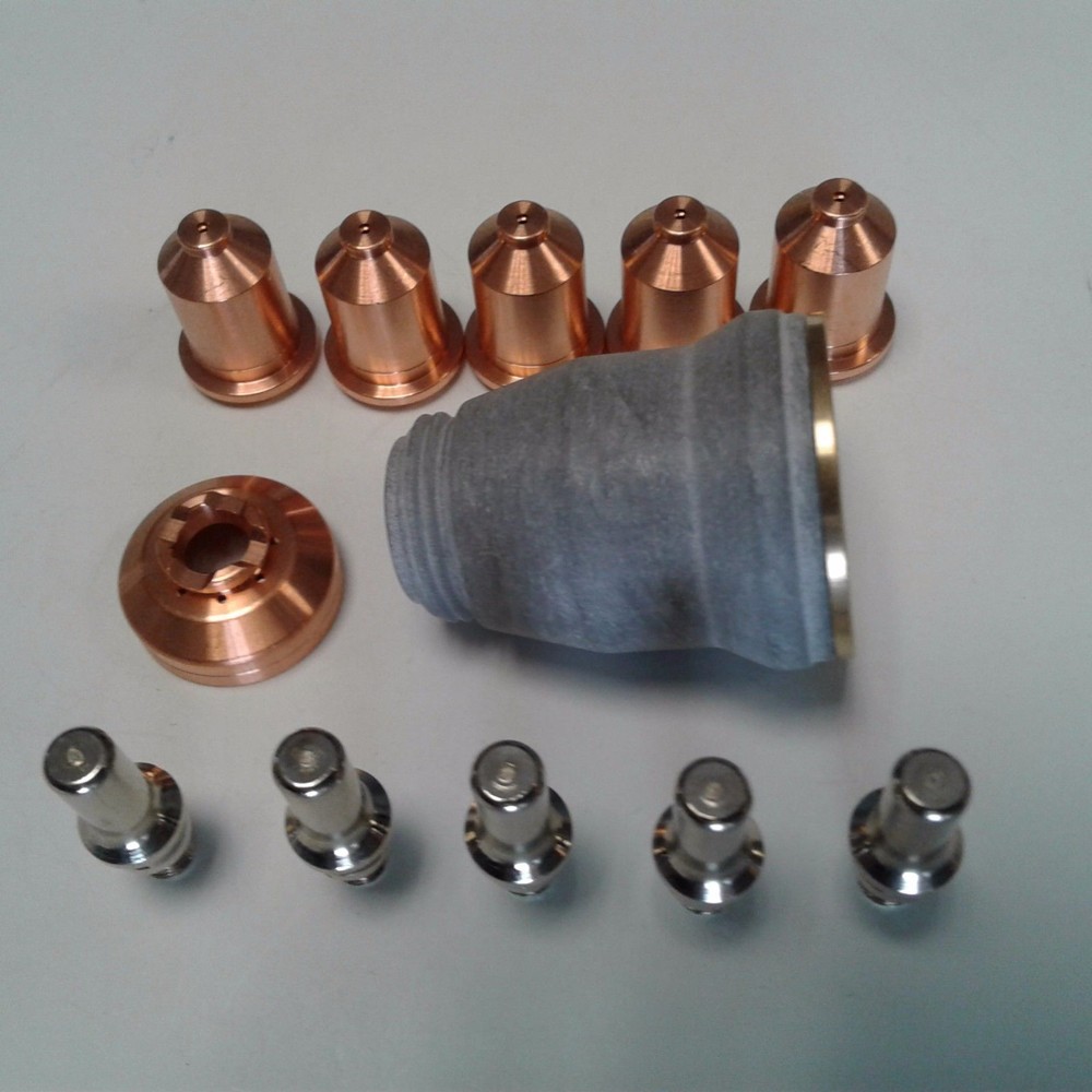 12PC SHIELDED CONSUMABLE KIT FITS PRIMEWELD CUT 60 PLASMA CUTTER IPT60 TORCH