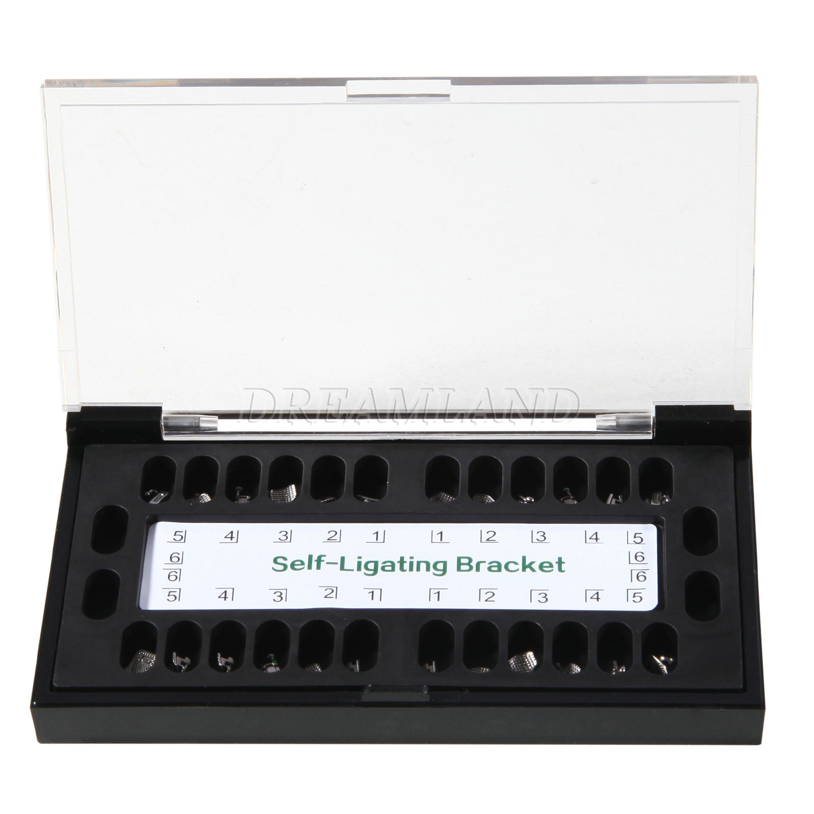 10 Packs Dental Self-Ligating Brackets Orthodontic Roth 0.022 345Hook Bracket