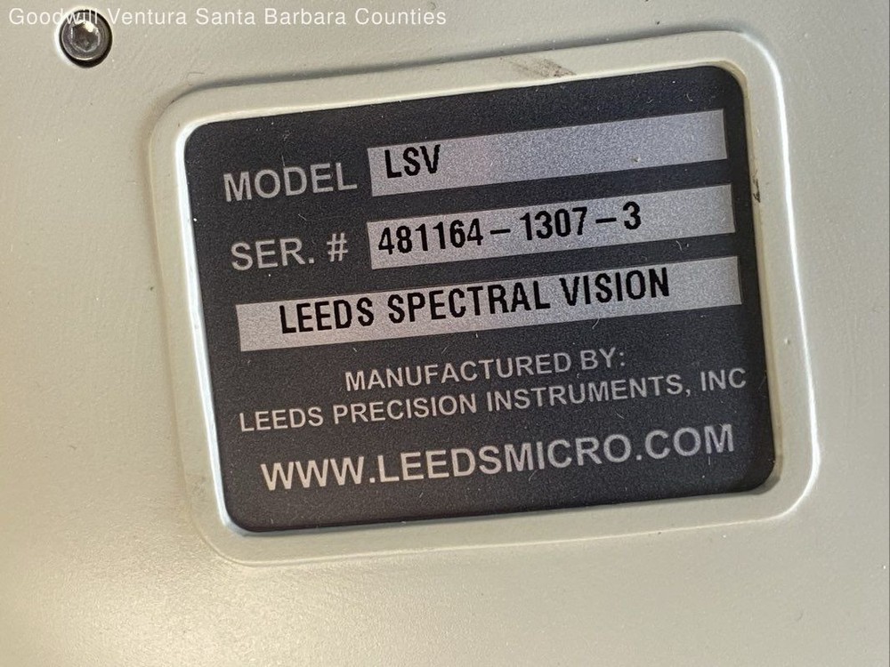 Leeds Forensics Spectral Vision System LSV Viewing/Imaging Device -Untested
