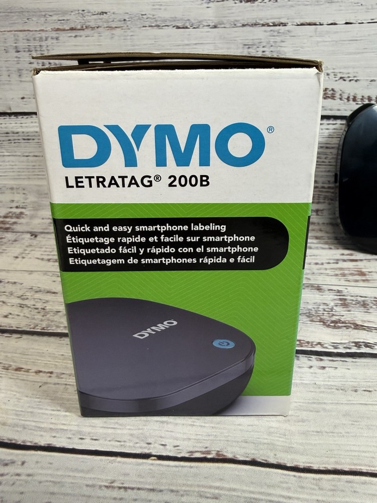 Dymo 200B LetraTag Bluetooth Wireless Label Maker w/Box & Instructions - Works