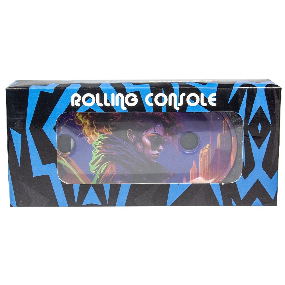 Foldable Rolling Tray with Cone Loader for King or 1-1/4 Size Pre Rolled-Crazy