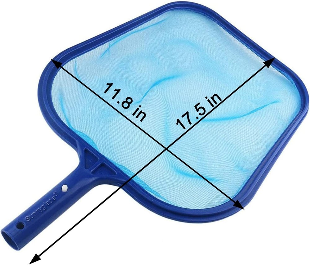 Lightweight Pool Leaf Rake: Durable Fine Mesh Skimmer Net for All Pools