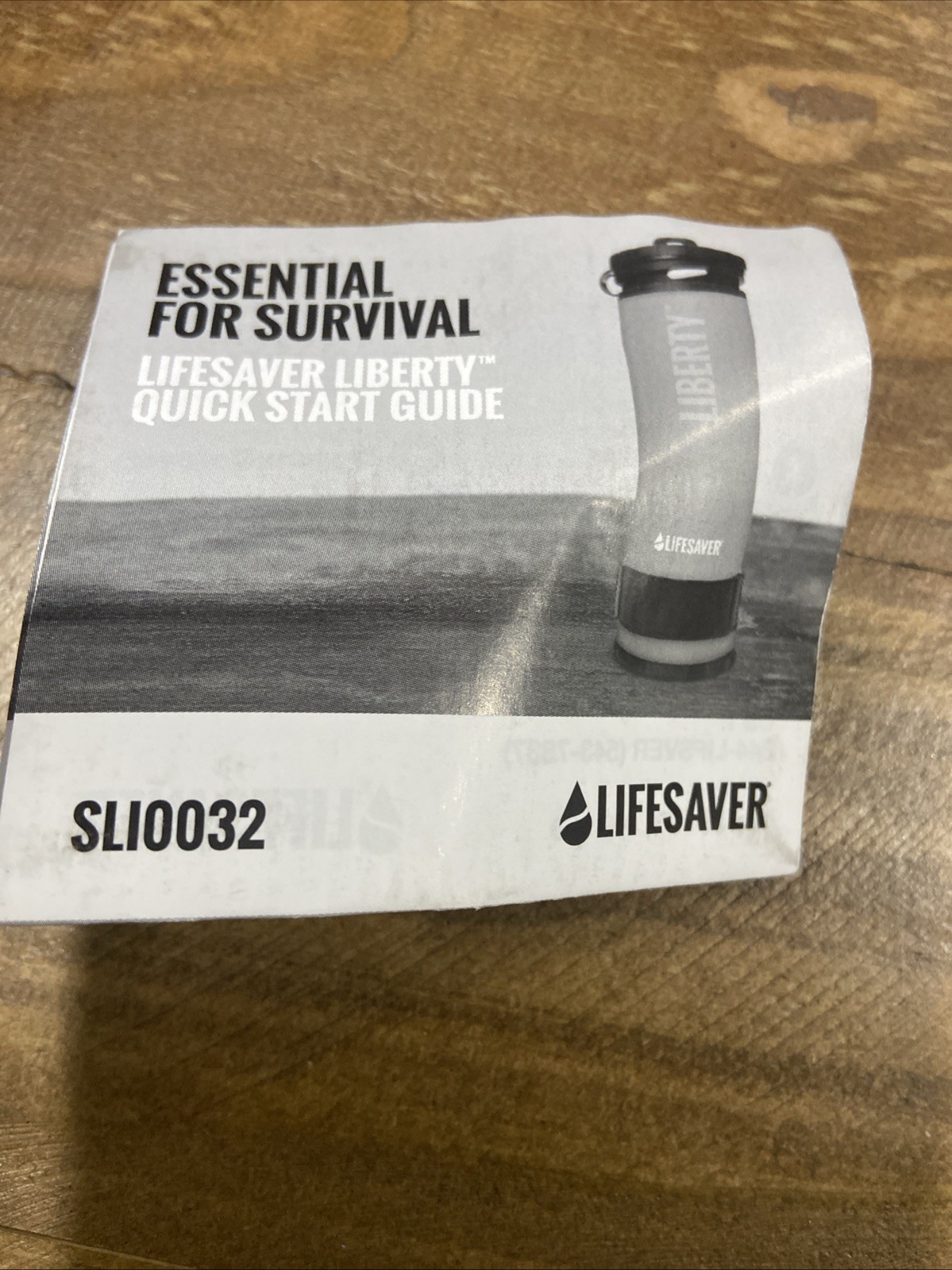 Liberty LifeSaver SL10032 Water Filtration Bottle Filter Blue