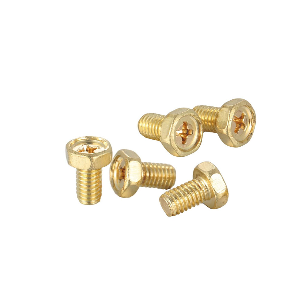M5 M6 Brass philips recessed socket head screws Cross hexagonal head cavity bolt