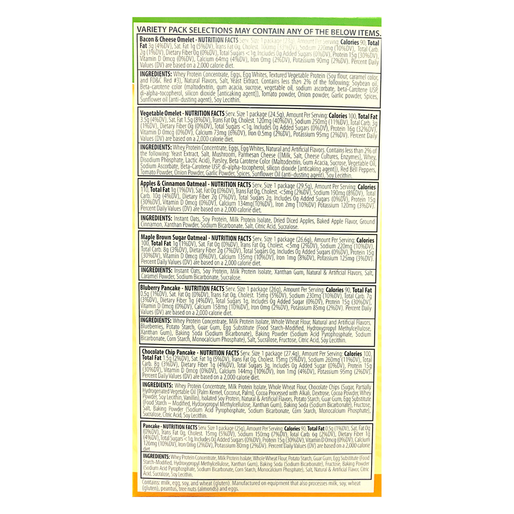 Fit Wise - Breakfast Sampler Variety Pack