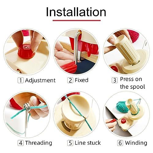 Yarn Ball Winder & Can with Scissors