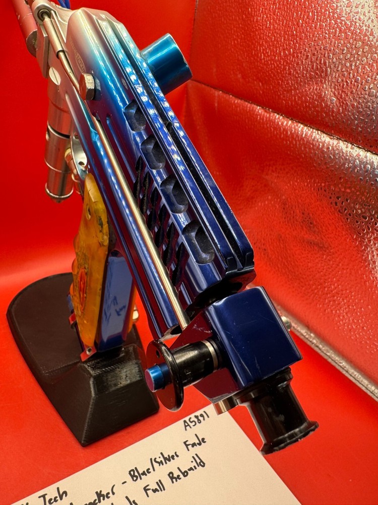 Shock Tech Vortex Autococker - Black/Silver Fade - Not Working