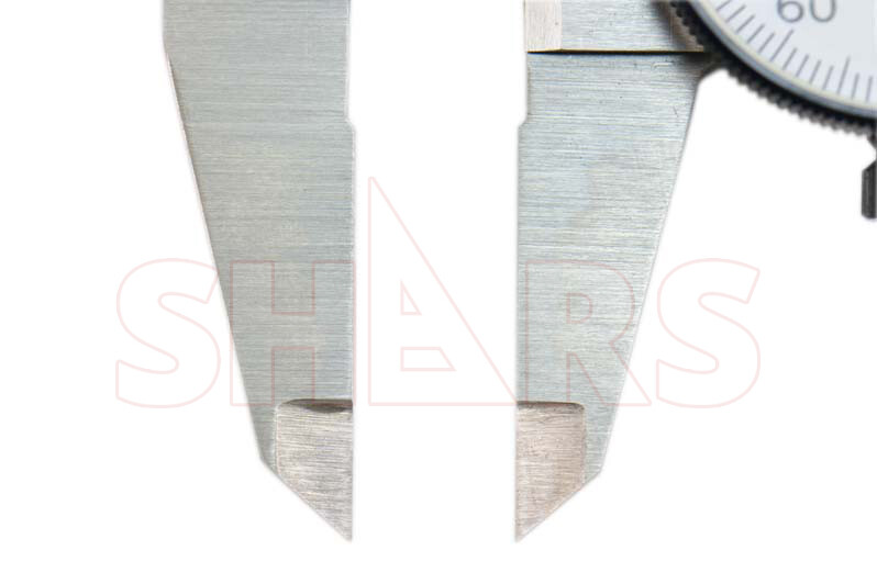 SHARS 6" DIAL CALIPER SHOCK PROOF .001" STAINLESS 4 WAY + Inspection Report ^}
