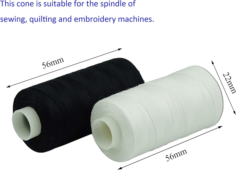 Simthread 12 Multi Colors All Purposes Cotton Quilting Thread 50S/3 Thread for P