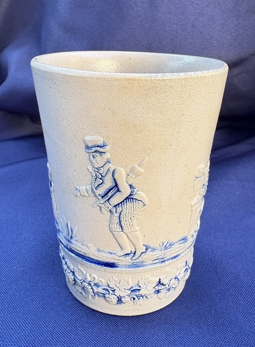 Vintage Stoneware GERZ Pub Stein Cup Mug - Germany