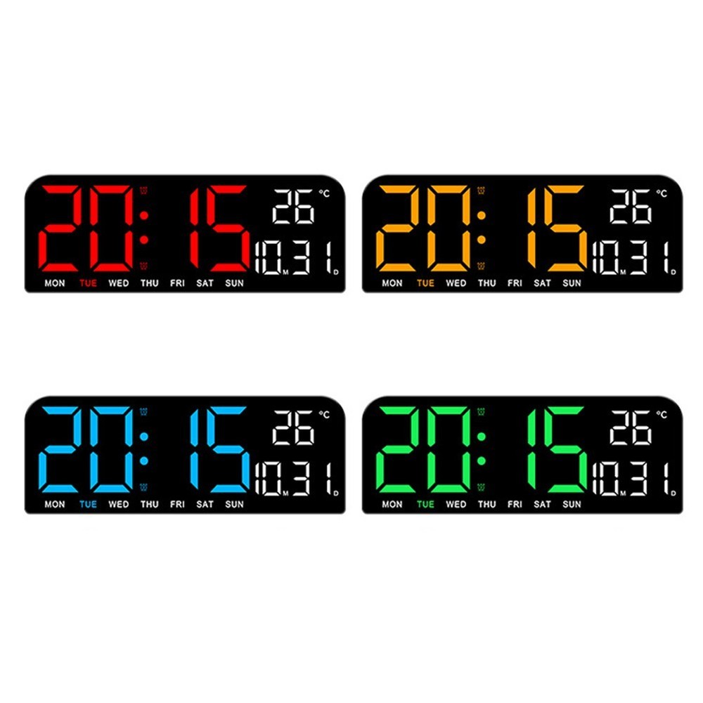 Multi function Alarm Clock with HD LED Display and Temperature Indicator