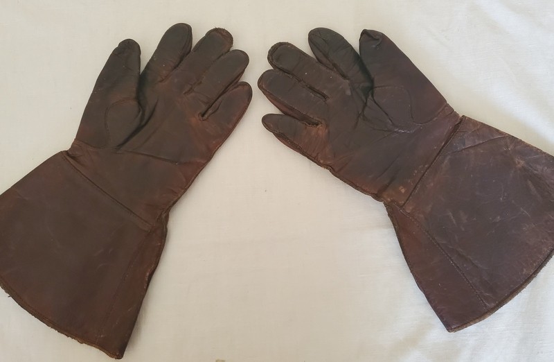 German flight pilot gloves mitten WWII Russian