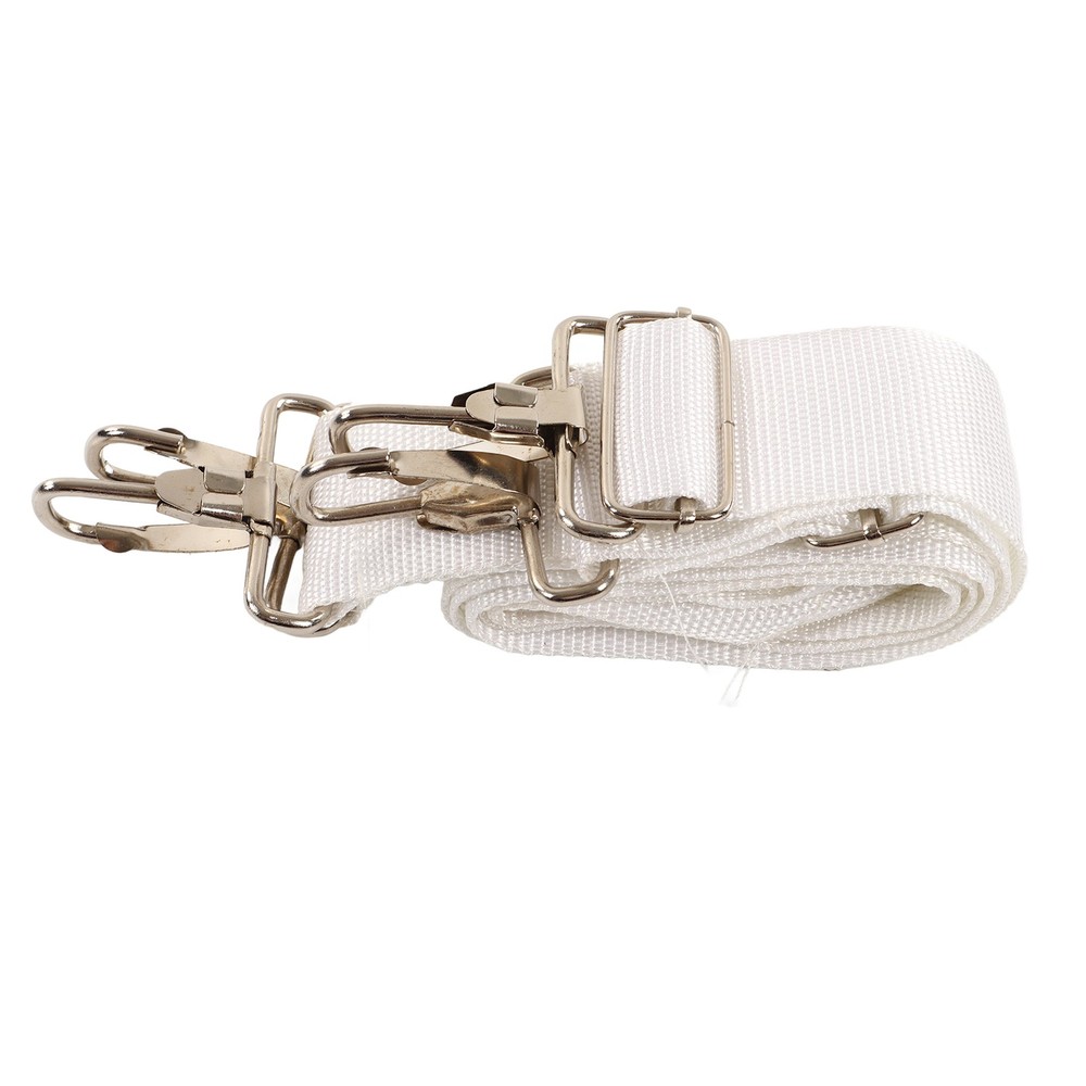 Adjustable White Bass Drum Strap Elastic Comfortable Double Shoulder Belt For Dr