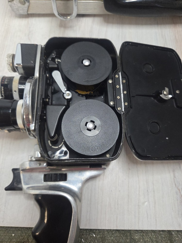 Bolex D8L 8mm Camera with Grip, Accessories, Case, Ect.