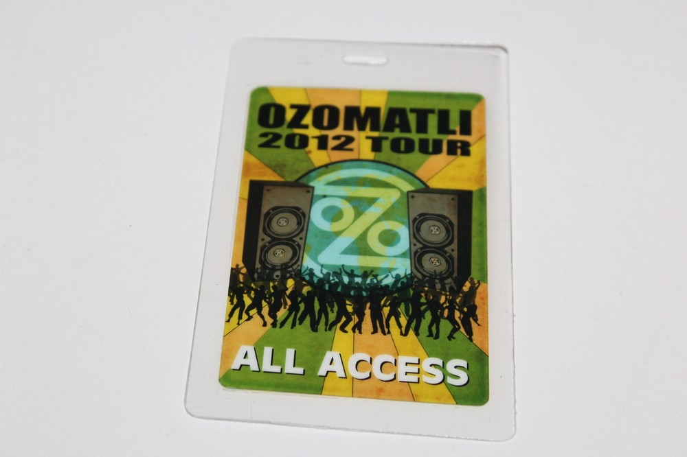 Ozomatli - Laminated Backstage Pass - Lot # 3 -  FREE POSTAGE