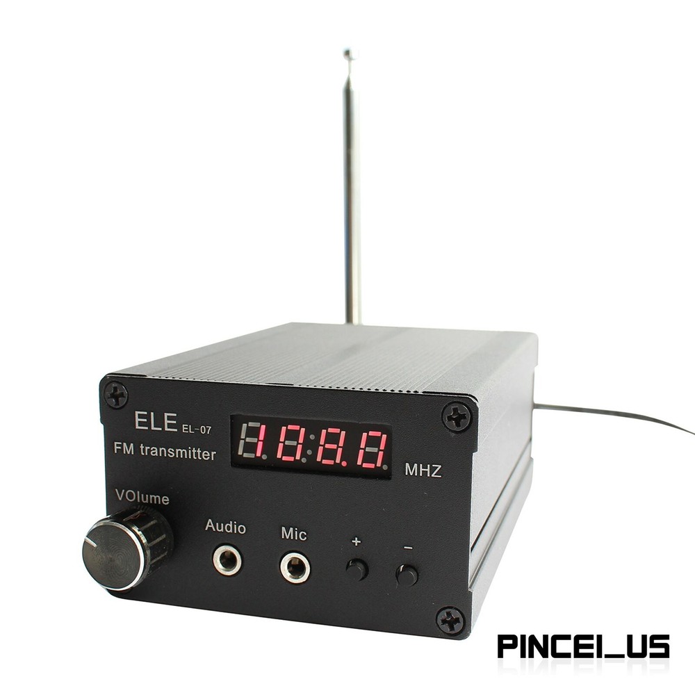 0.5W Stereo FM Transmitter Wireless Broadcast Transmitter Power Adjustable pe66