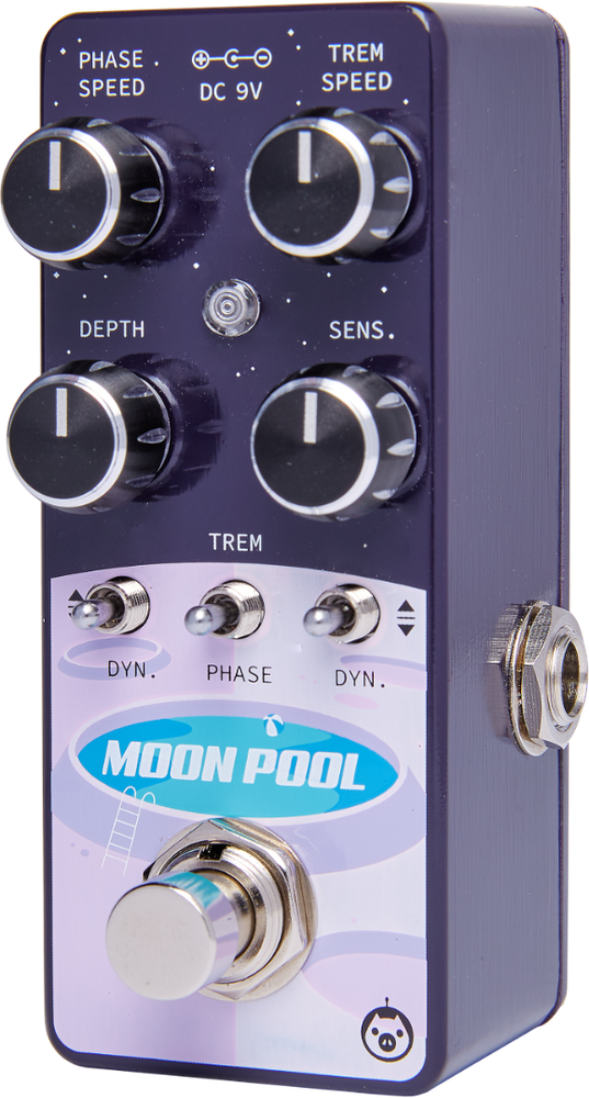 Pigtronix Moon Pool Tremvelope Phaser Micro Effects Pedal - EMTP