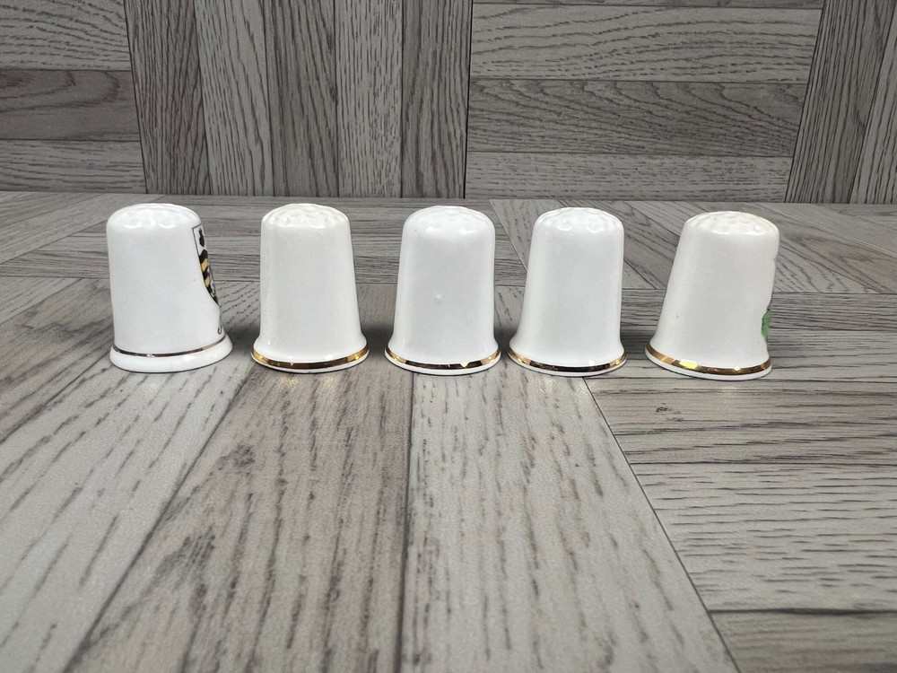 Thimble x 5 - Poole & Beverley Themed - Thimbles - Display Collection