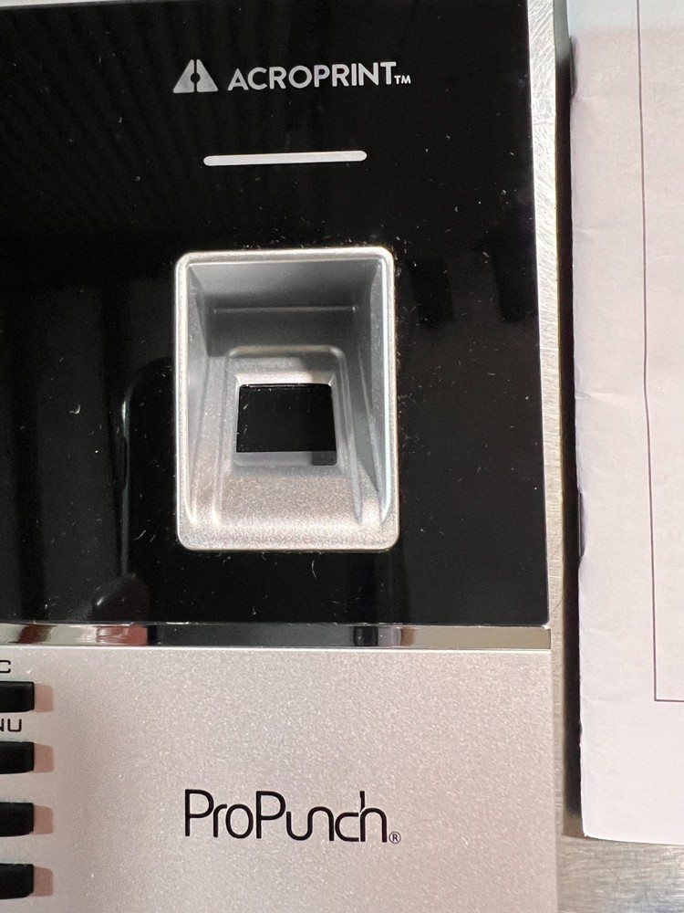 Acroprint ProPunch Biometric Fingerprint Time Clock MX200