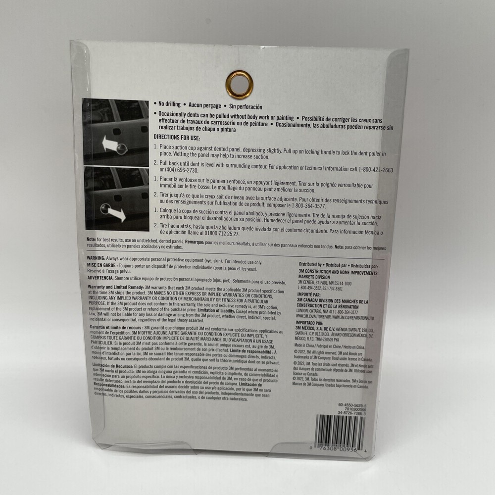 Bondo Dent Puller 956 Double Handle Locking Suction Cup 2 Pack