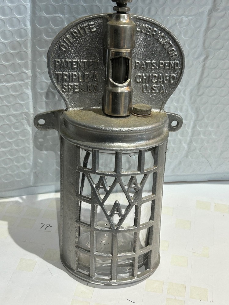Vintage Triple A Spec Oiler Lubricator