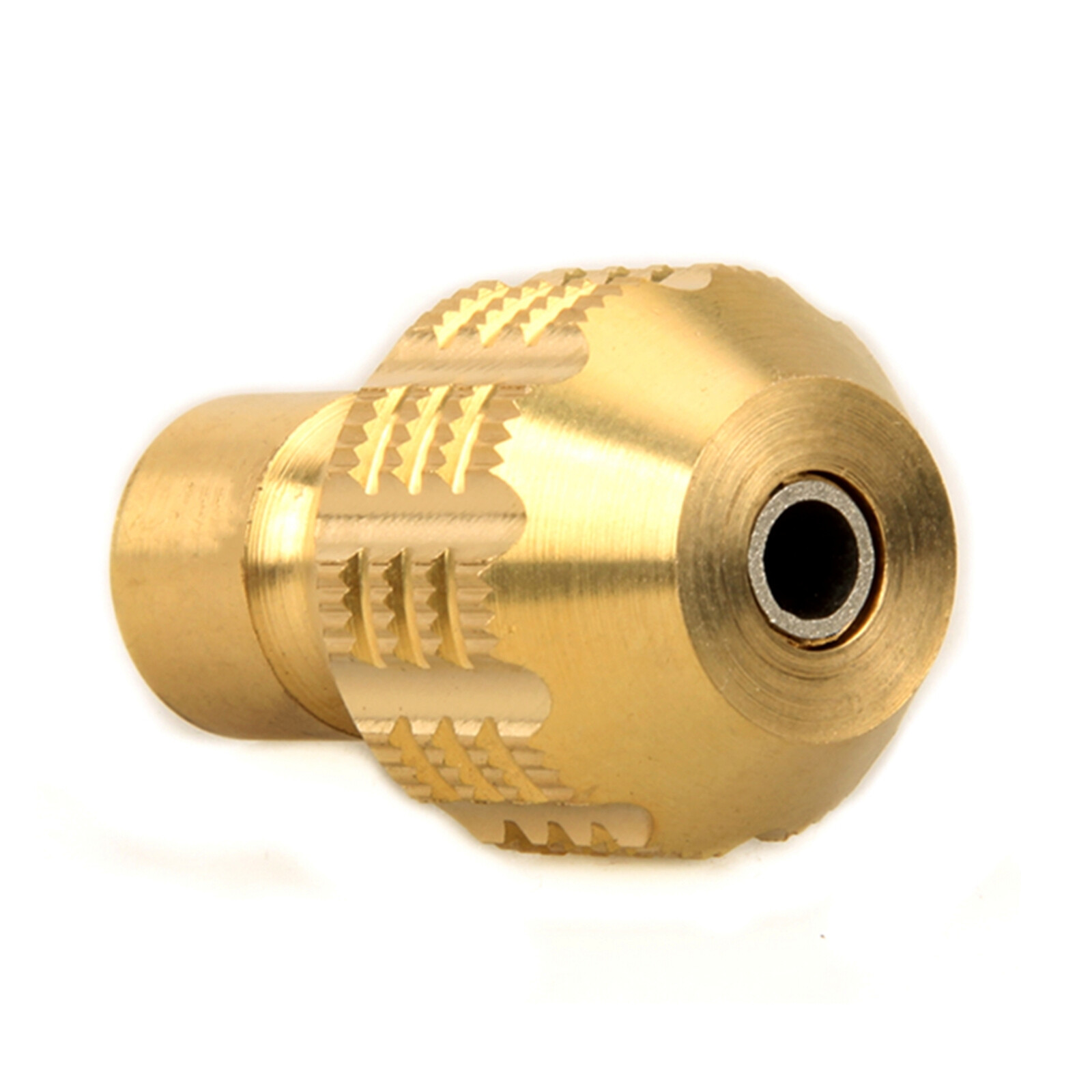 CNC Brass Tattoo Machine Grip Anti-skidding Self Locking 30mm Gold