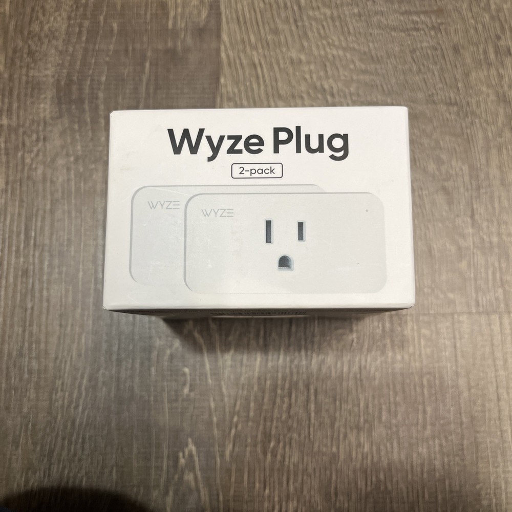 Wyze WLPP1CFH Smart Plug White, 2-Pack, WiFi Bluetooth 4.2