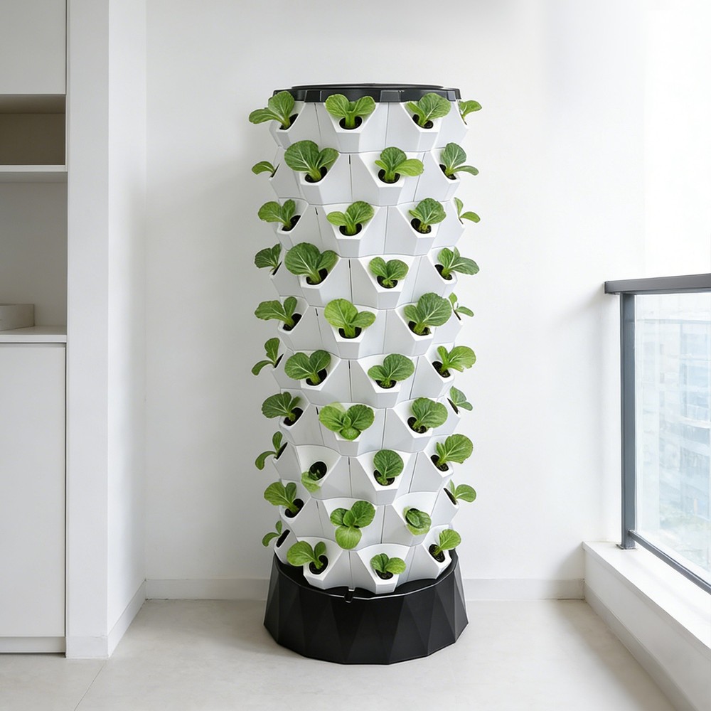 80 Pots Hydroponics Tower Set, Hydroponic Growing Kit, Hydroponic Growing Tower