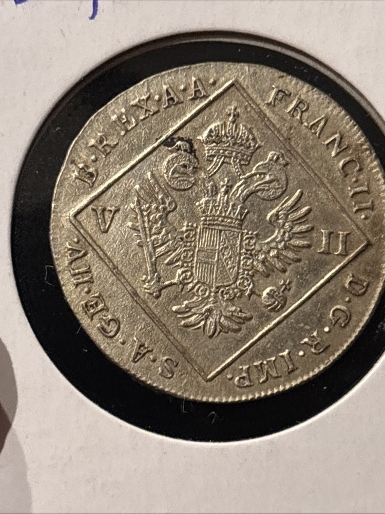 1802 C AUSTRIA /SILVER 7 KREUZER