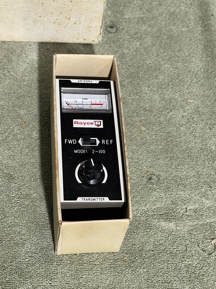 Royce SWR Meter Model 2–100 W/ Original Box