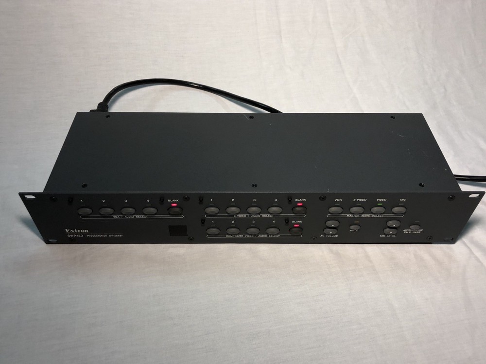 Extron Swp123 Presentation Switcher With Power Cable Rack Mount