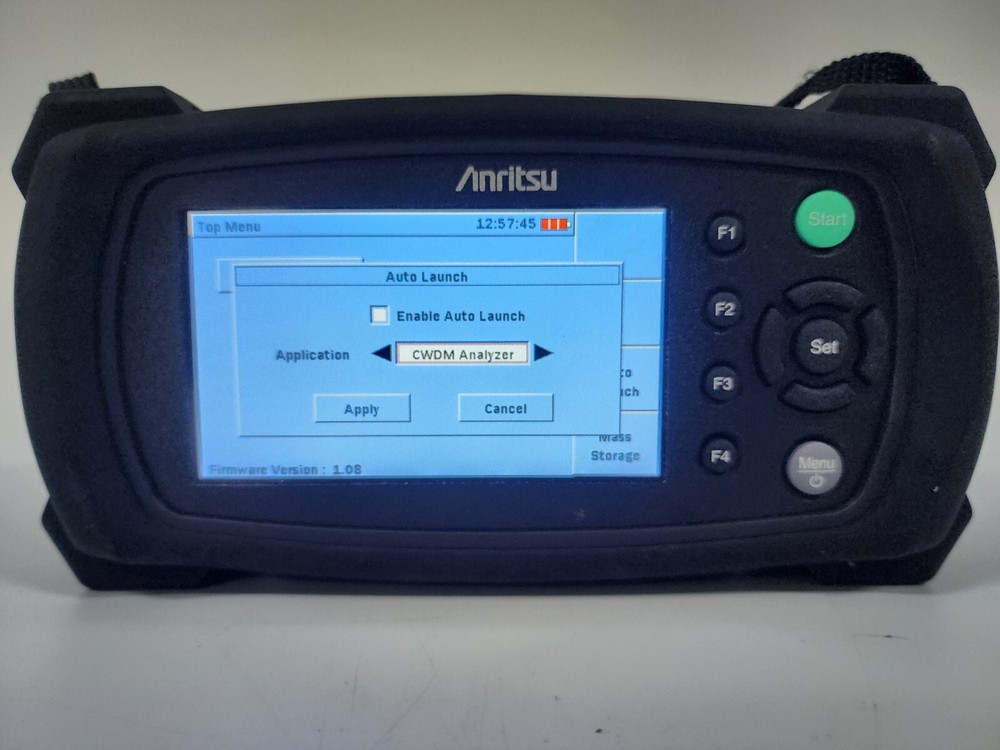 Anritsu MT9090A Network Master, MU909020A Optical Channel Analyzer Module, CWDM