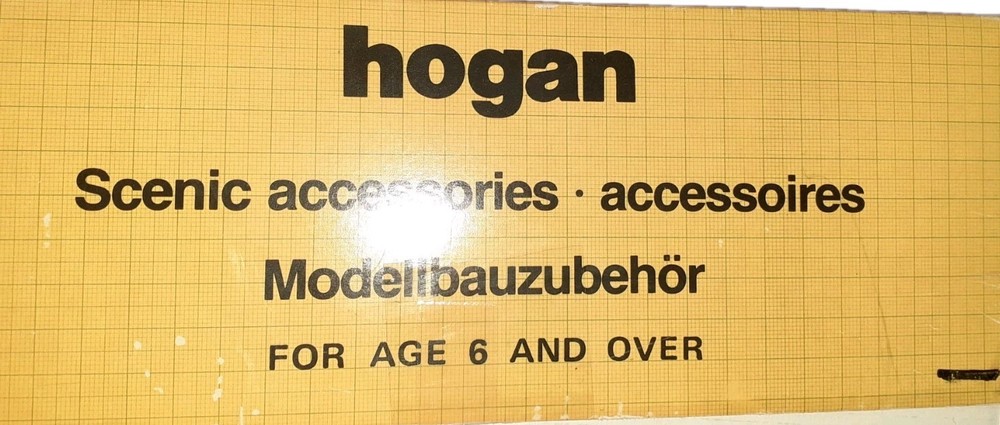Vintage Hogan Model Builder Train Scenic Accessories Trees