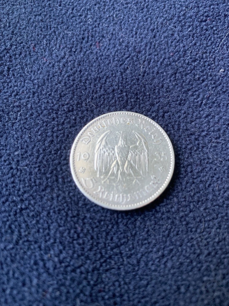 Genuine WW2 German .900 Silver Coin