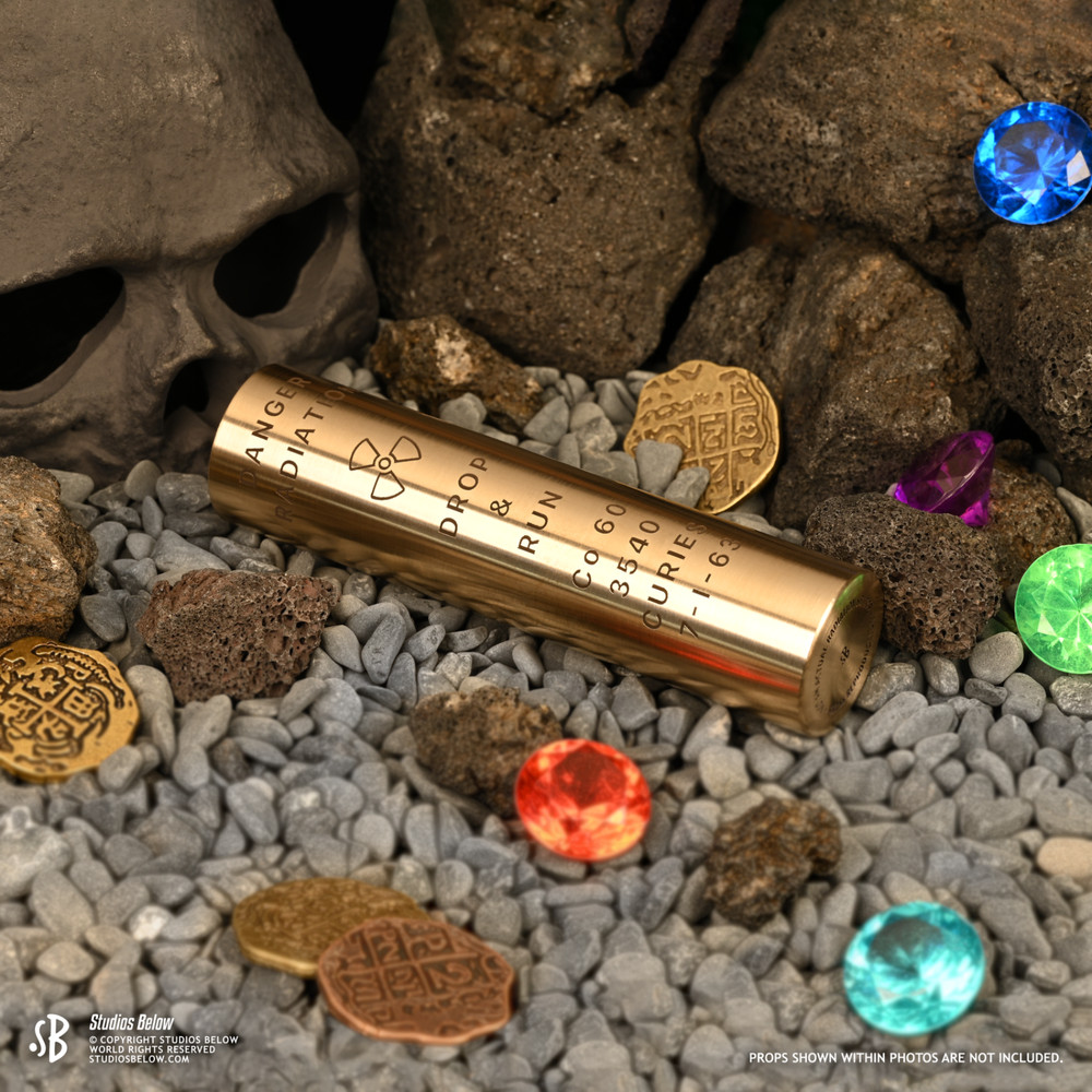 Solid Brass Cobalt-60 Drop & Run Prop Replica (Samut Prakan Radiation Source)